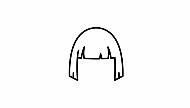 Minimalist Bob Hairstyle Icon