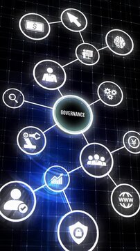 Business, Technology, Internet and network concept. GOVERNANCE  successful business concept.