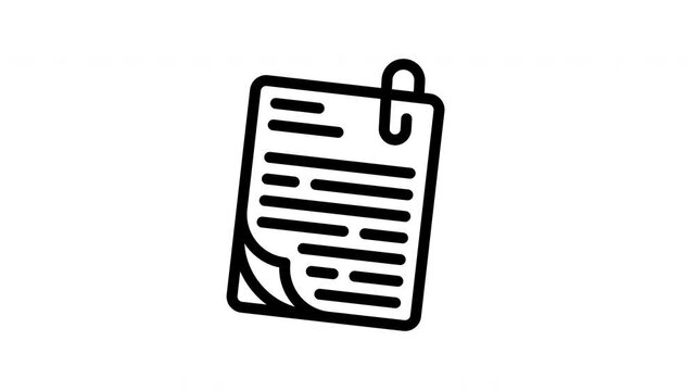 notes animated icon