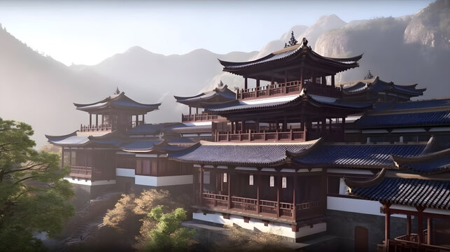 Ancient Buddhist monastery