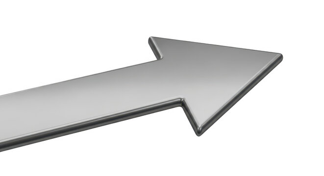 A sleek, modern arrow icon pointing to the right in a minimalist design. isolated on transparent background