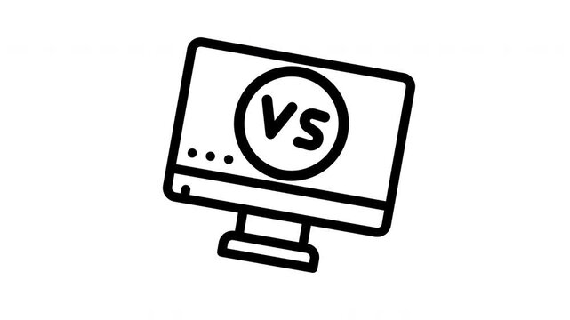 versus animated icon