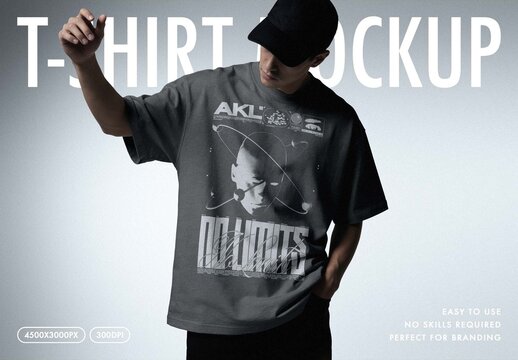 Apparel Branding T-Shirt Mockup