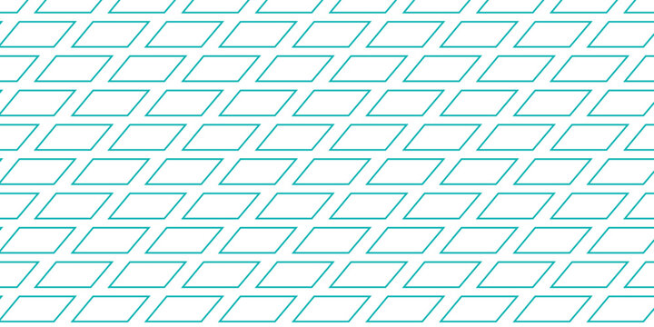 simple cyan outline parallelogram pattern for banner poster background.