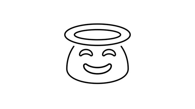 blessed emoji animated icon video