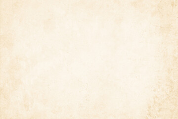 Obraz premium Colour old concrete wall texture background. Close up retro plain cream color cement wall background texture. Design paper vintage parchment element.