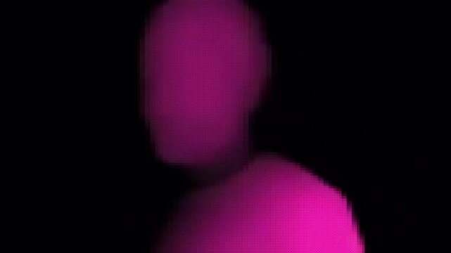 Experimental Pixel Overlay with Mosaic and Noise