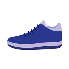Minimalist Sneaker Icon Vector for Running and Cardio Activity Tracking