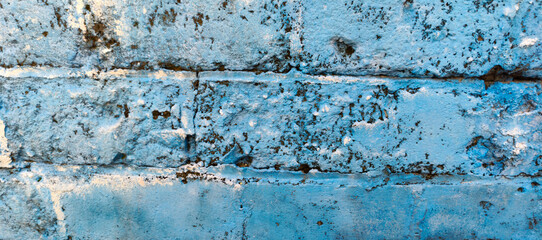 Obraz premium old blue wall