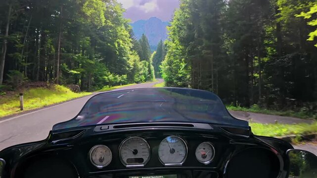 motorcycle view