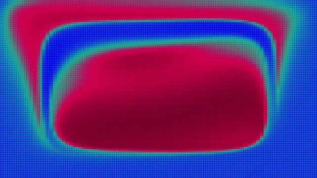 Abstract Pixel Noise Overlay with Dither Pattern