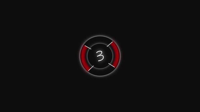 Circular design animation minimalist abstract interface composition. Circular design modern concept for UI visuals. Circular design motion background loop.