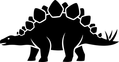 vector illustration of a stegosaur © Sabiru