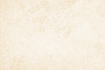Colour old concrete wall texture background. Close up retro plain cream color cement wall background texture. Design paper vintage parchment element.