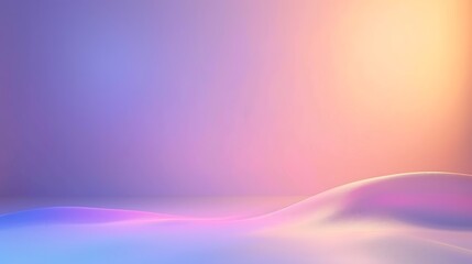 Fototapeta premium Minimal soft gradient background with smooth color blend and subtle corner lighting for modern website UI banner and clean design layout