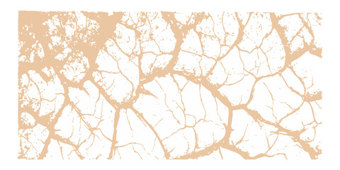 Obraz premium abstract orange cracked earth texture background with distressed grunge marble stone pattern