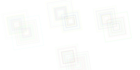 Abstract Minimal Background with Multicolor Thin Lines and Squares