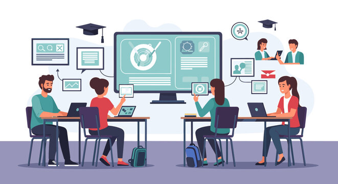 Focused Student Studying