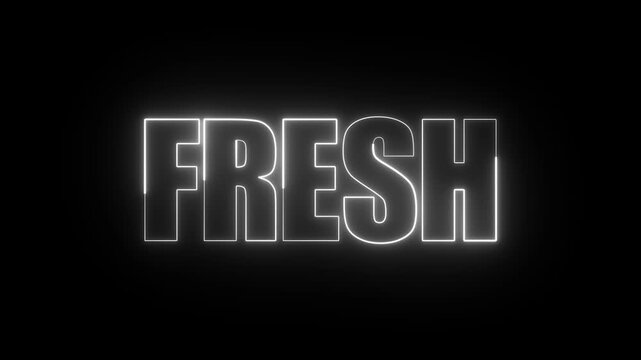 Neon glowing text effect, editable neon light text style isolated on black background