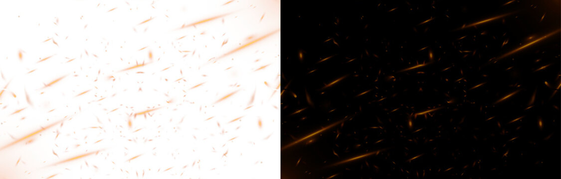 Fire flames embers. fire embers flying
