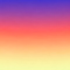 Obraz premium A vibrant, colorful gradient transitions seamlessly from blue to purple, pink, orange, and yellow. A soft, eye-pleasing background