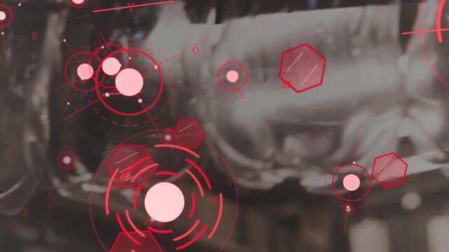 HUD pulsing causing camera panning down showing cup bottoms while rod crossing markers checking QC