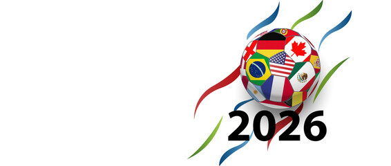 Fototapeta premium Fussball Soccer 2026