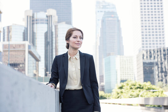 Portrait of confident businesswoman