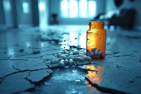 selective focus outdated prescriptions and health risk
