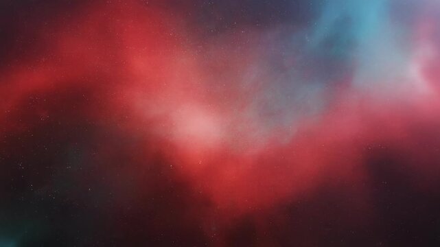 Dynamic Abstract Background with Swirling Colorful Particles.