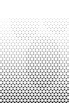Tiny triangle repeating pattern simple minimal abstract geometric design isolated PNG