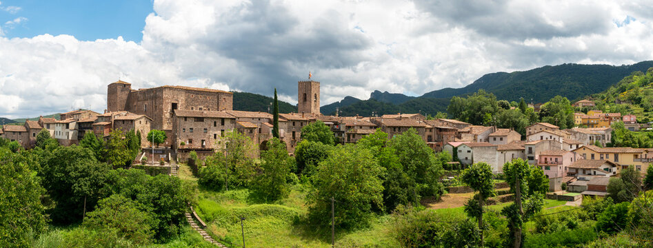 Santa Pau is a medieval municipality in the heart of La Garrotxa Volcanic Zone Natural Park, province of Girona, Catalonia, Spain