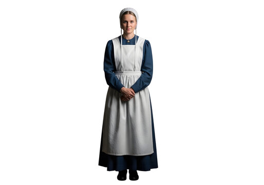 blue amish dress Anguila Dress / Blue Watercolor Blue Watercolor / L main image 0