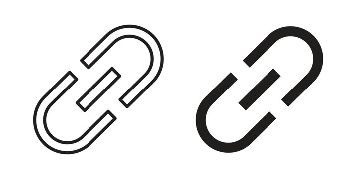 Link icon in line design. icon for website design, mobile app, ui