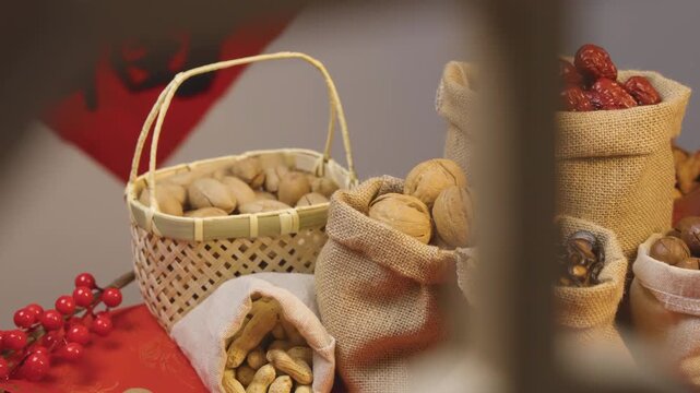 Assorted different types quality food of dry legumes, beans, rice and cereals grains seed in sack. Set of indispensable sources of protein for a healthy lifestyle eating concept