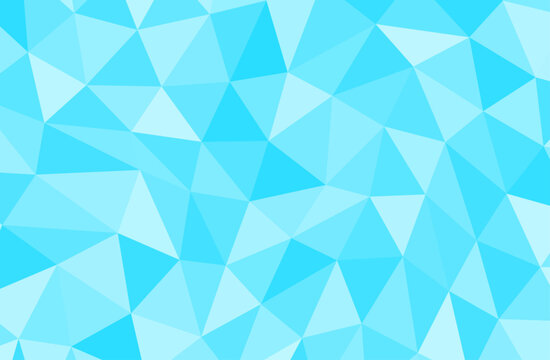 Blue polygon mosaic background image vector illustration. A cool, abstract background inspired by ice.