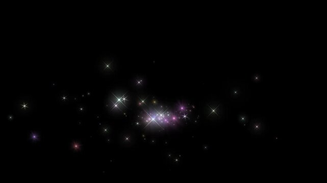 Particularcolorful3 カラフルなキラキラ　パーティクル 背景　効果　強調