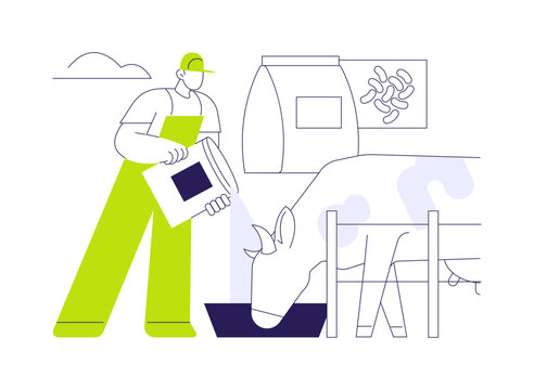 Concentrates isolated cartoon vector illustrations.