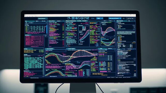 Advanced Data Displays. Integrated Platform For Genomics And Data Visualization Workflows. Innovative System Combining Genome Analysis And Visualization Tools For Researchers And Analysts