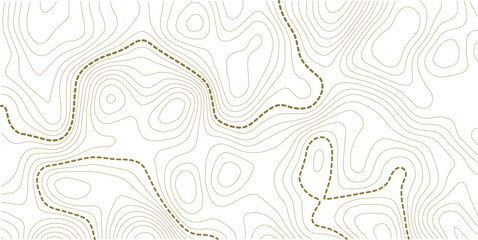 topographic line contour map background, geographic grid map, stock vector illustration. white background topo. © MdNayebAli