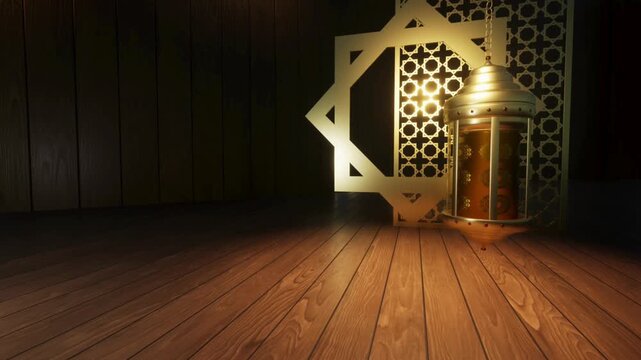 Animation. eid al fitr or eid mubarak with islamic background animation Eid Mubarak, Arabic lantern player beads and Ramadan decoration lantern lamp