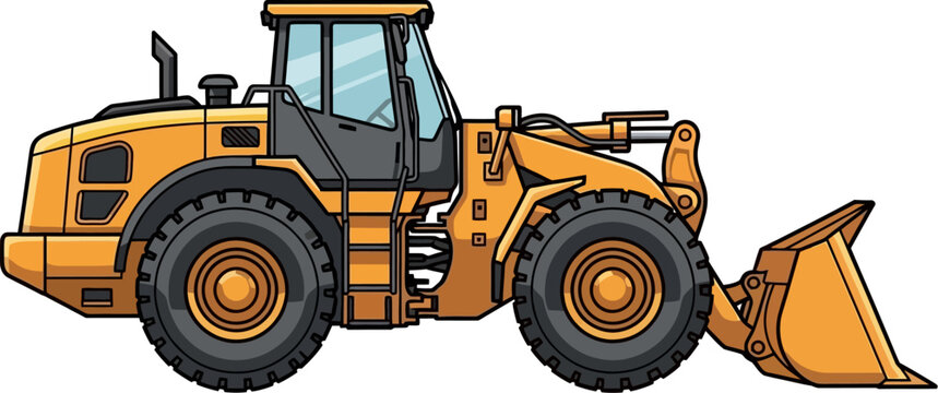 Front end wheel loader for stockpile management