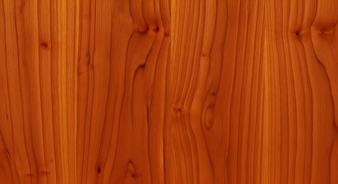 A high resolution close up of smooth polished cherry wood texture with natural grain patterns