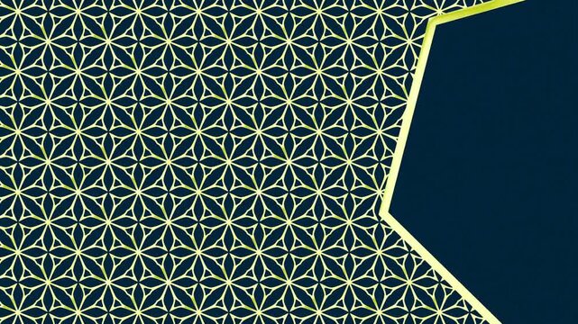 Islamic Eid Mubarak Ramadan background with mandala moon and bokeh loop. dark background. Animation with Empty Text Area Greeting Card Stock Video