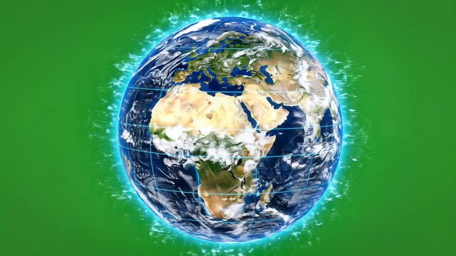 Global earth network with digital connections