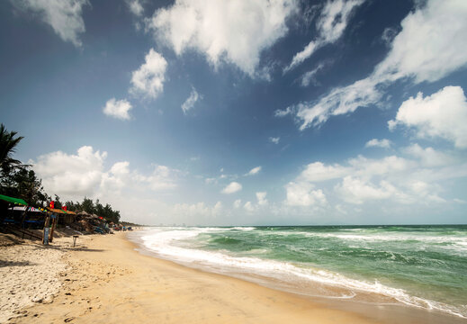 an bang beach view in Hoi An costline vietnam