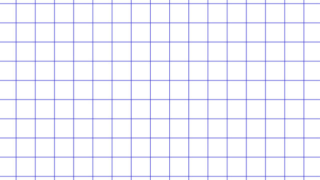 青の細線グリッドチェックパターン背景 透過 方眼紙風 シンプル幾何学テクスチャ16:9