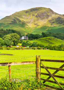 The Lake District landscape,on a beautiful summer day,near Buttermere,Cumbria,England,UK.