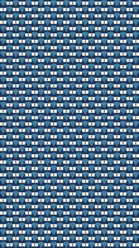 Seamless Blue Fabric Weave Pattern vector illustration