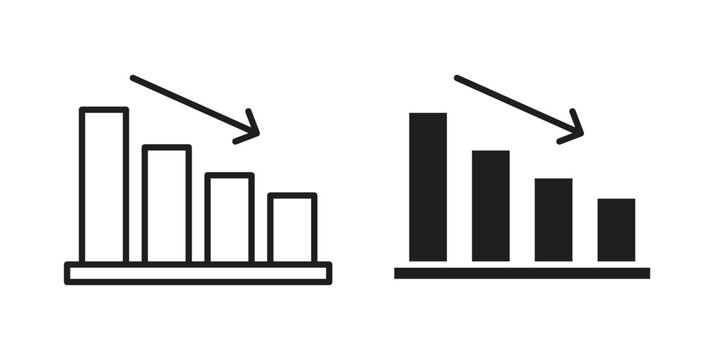 Decrease icon for mobile application, button and website design.